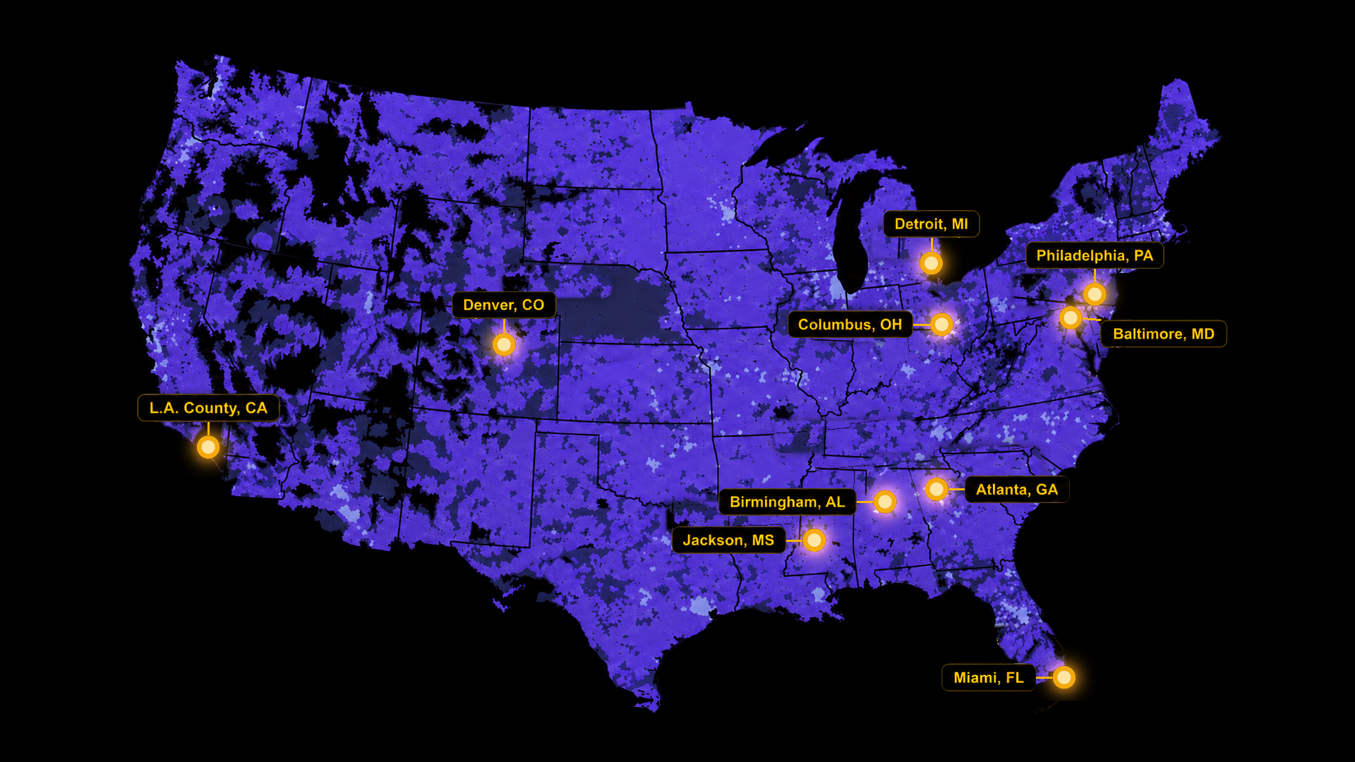 Culture Wireless Service Coverage Map